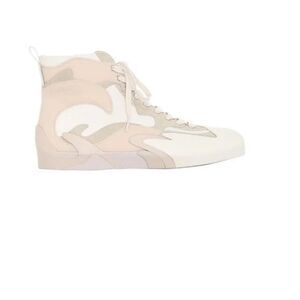 Zimmermann Cream Chunky High-Top Sneakers